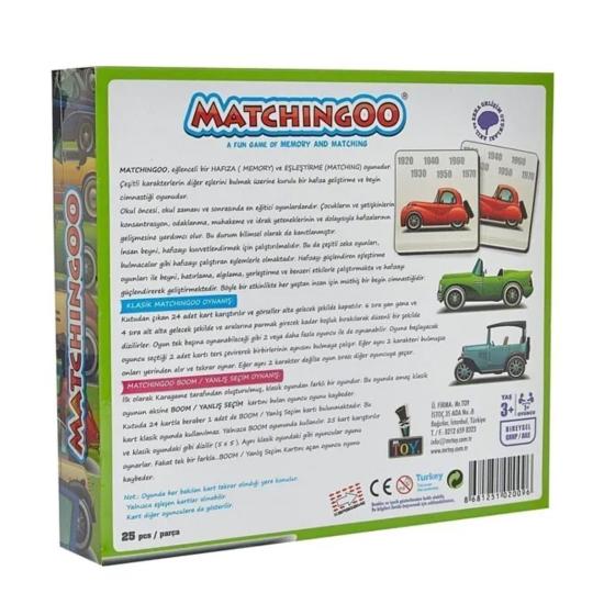 Matchıngoo Eşleştirme Klasik Arabalar Serisi 25pcs