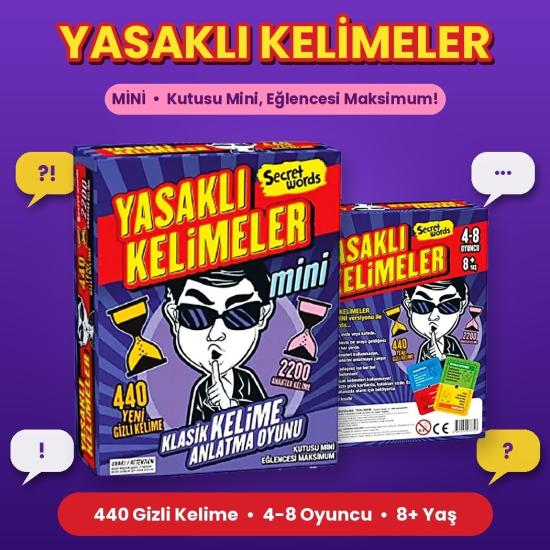 Kutulu 3747 Mini Yasaklı Kelimeler