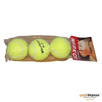 Tenis Topu 3lü Poşet Werkon 919