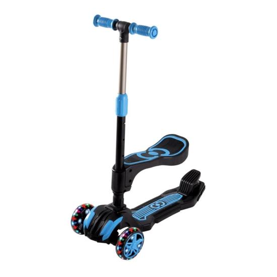Scooter 59557 Combo Oturaklı Işıklı Mavi