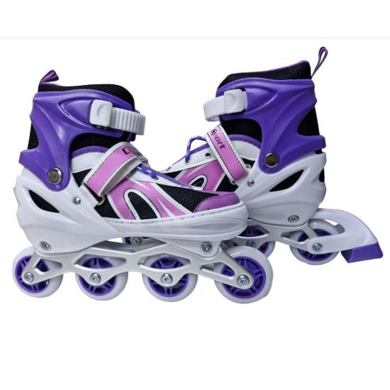 Paten Işıklı Large 38-41 Mor Dikişli