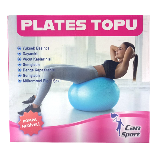 Plates Topu 65cm Pompa Hediyeli Sportif CSY65