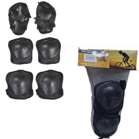 Koruyucu YLD44 Siyah Dizlik Dirseklik Set