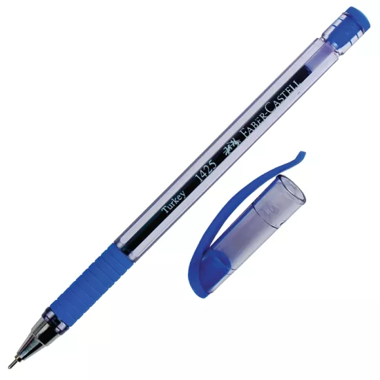 Faber Castell Tük.Kalem 1425 İğne Uç Mavi 10’lu Pk
