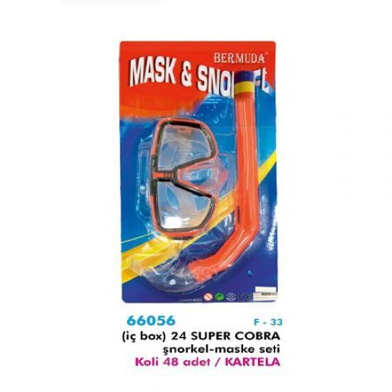 Cobra Snorkel Maske Süper Kartela 66056