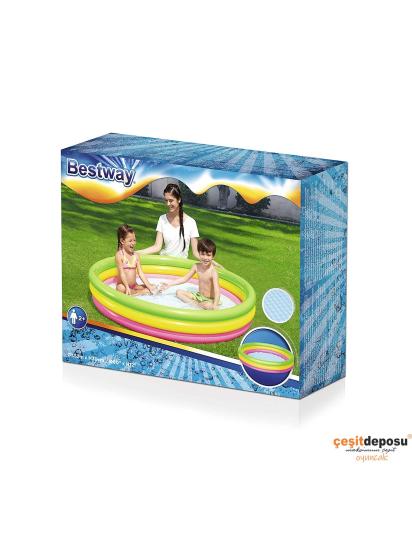 Bestway 51103 Havuz 3 Bölmeli 152*30cm Şişen Zemin