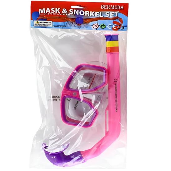 Bermuda AK405-140 Pvc Snorkel Maske Set