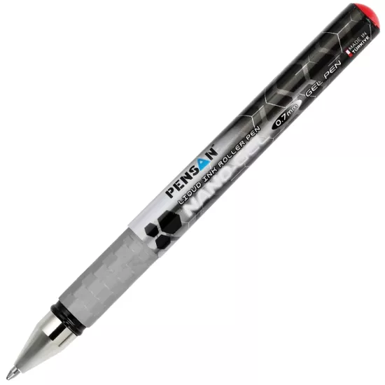 Pensan Nano Gel Roller Kalem 06020 Kırmızı 0.7 Mm 