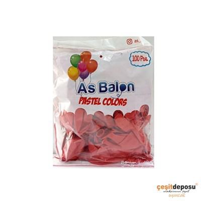 Balon As İç Mekan Kırmızı 12ınch 100lü