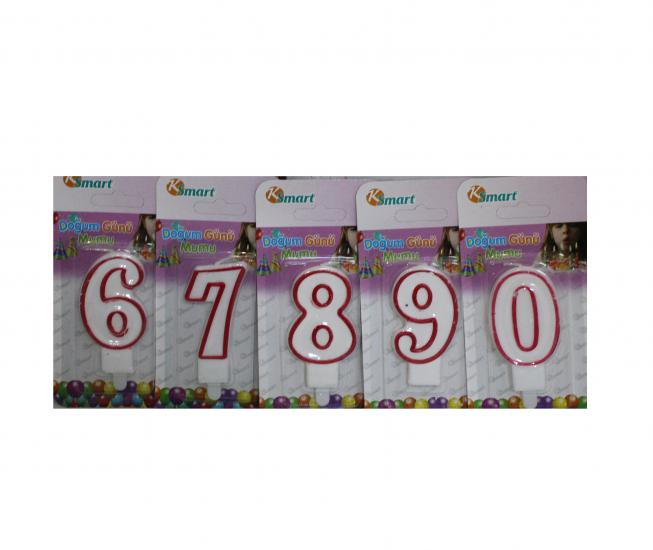 Rakamlı Karma Numara Mum K5511 36lı