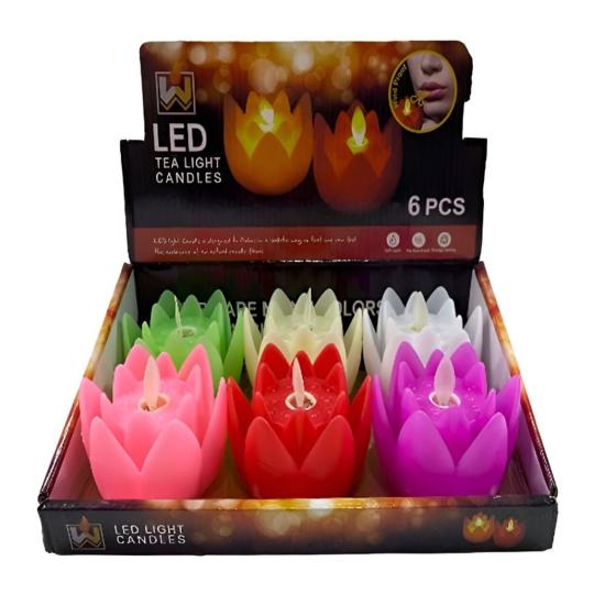 Princo PR7634-5 Pilli Dekor Çiçek Led 6lı