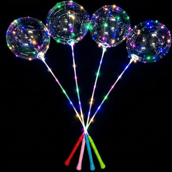 Işıklı Balon Pil Dahil Komple Set İthal