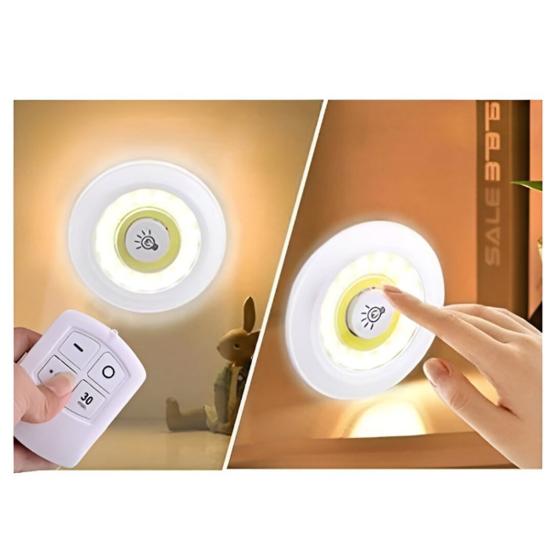 Princo PR13COB Dolap İçi 3lü Kumandalı Pilli Lamba