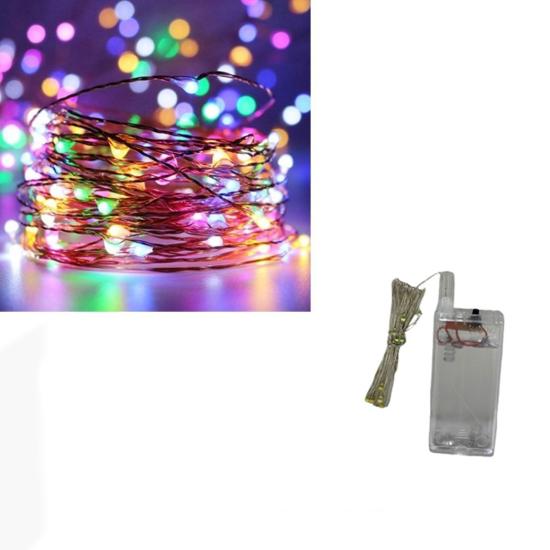 Pilli Peri Led C1 3m Led RGB Karışık Renk