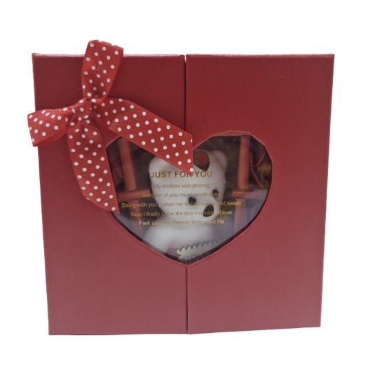 Kutulu 9L Ayıcıklı Güllü Hediyelik 16cm