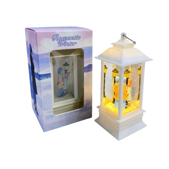 Kutulu 3536 Romantik Kış Işıklı El Feneri