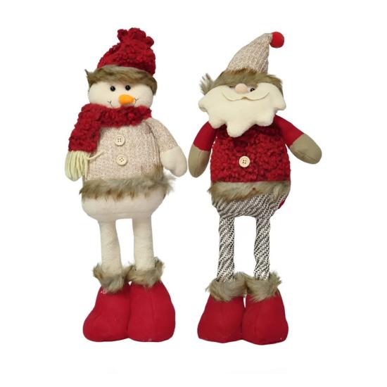 Yılbaşı 20068038 Kardan Adam Kırmızılı Figür 50cm