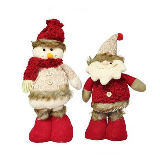 Yılbaşı 20068038 Kardan Adam Kırmızılı Figür 50cm