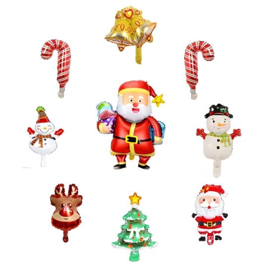 Yılbaşı 4899 Noel 9lu Folyo Balon 40cm