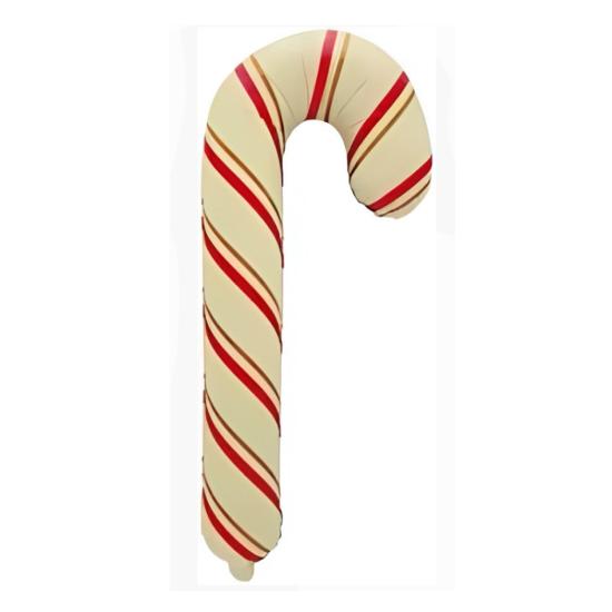 Yılbaşı 8361 Beyaz Baston Folyo Balon 40cm