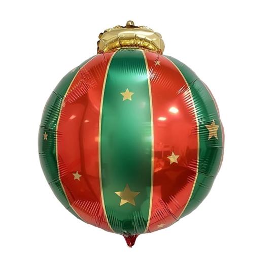 Yılbaşı 4783 Yıldızlı Top Folyo Balon 54cm
