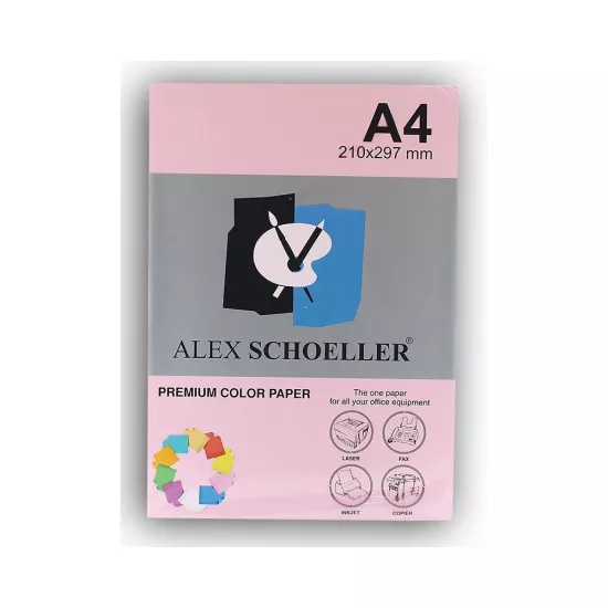 Alex Schoeller Fotokopi Kağıdı A4 500’Lü Pembe