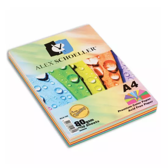 Alex Schoeller Fotokopi Kağıdı A4 10 Renk 100’lü 