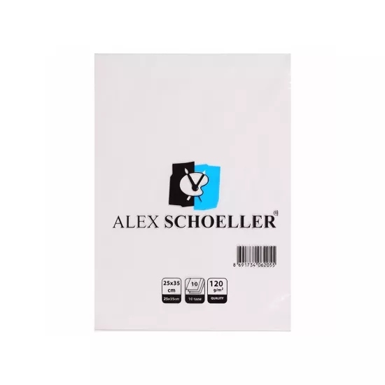 Alex Schoeller Resim Kağıdı 25X35 Cm 120 Gr 10’Lu