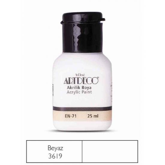 Artdeco Akrilik Boya 25ml Beyaz 3619