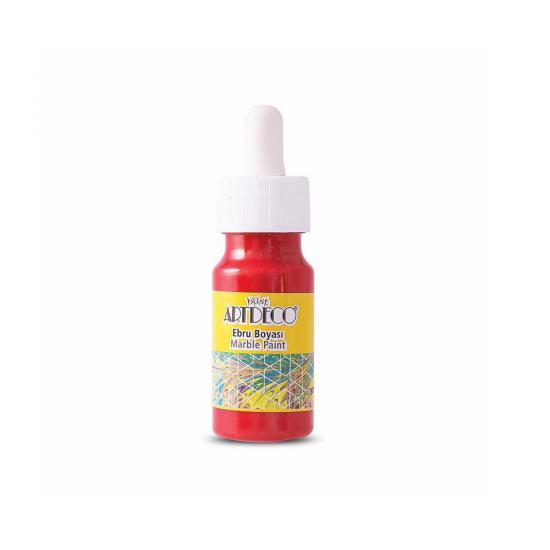 Artdeco Ebru Boyası 30ml Kırmızı 05