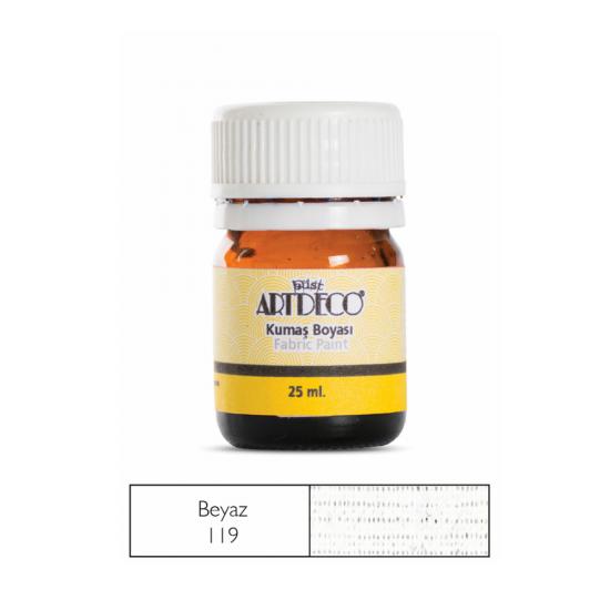Artdeco Kumaş Boyası 25ml Beyaz 119