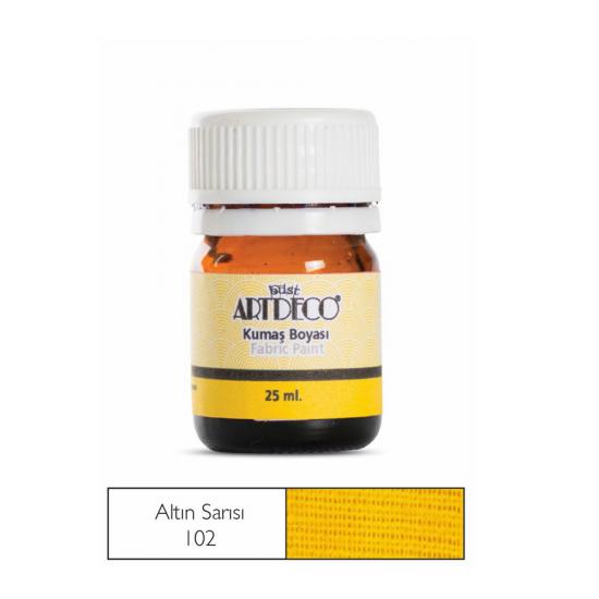 Artdeco Kumaş Boyası 25ml Altın Sarısı 102
