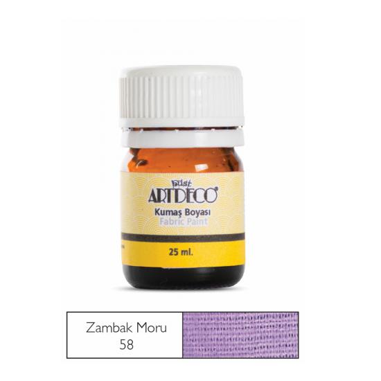 Artdeco Kumaş Boyası 25ml Zambak Moru 58