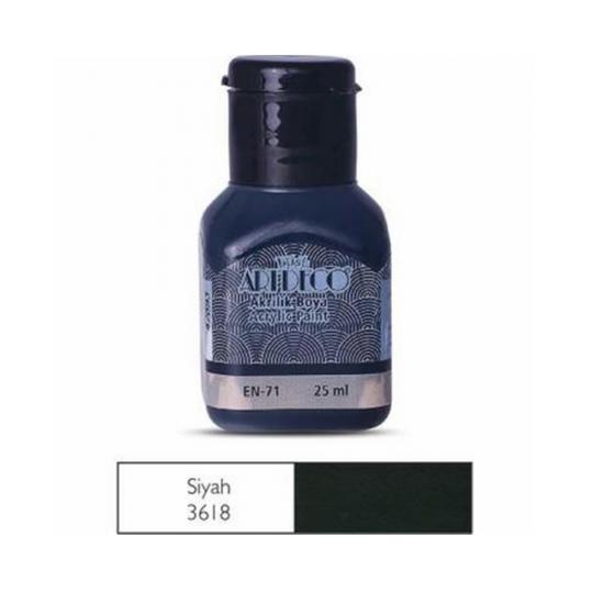 Artdeco Akrilik Boya 25ml Siyah 3618