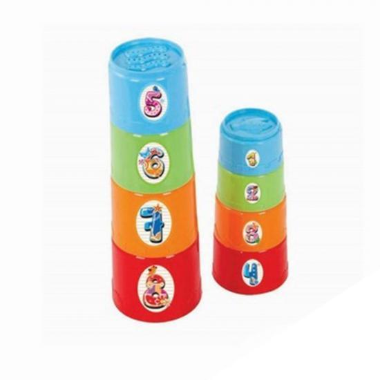Babies 55788 Eğitici Silindir Kule +12m 8pcs
