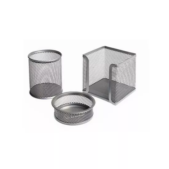 Bion 9305 Perfore Set 3’Lü Gümüş