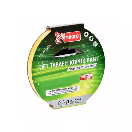 Mikro 24Mm*5Mt Çift Taraflı Köpük Bant