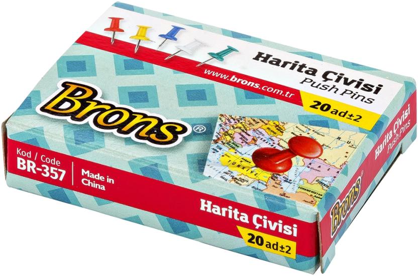 BRONS HARİTA CİVİSİ