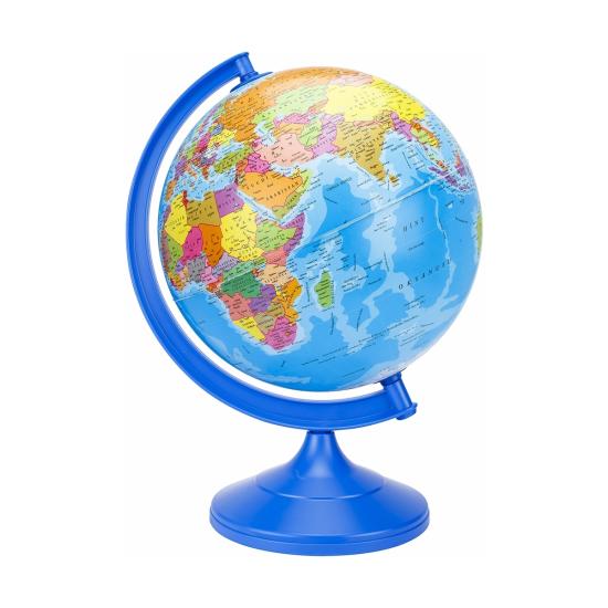 Küre Dünya Siyasi Harita 20 CM Brons BR-800