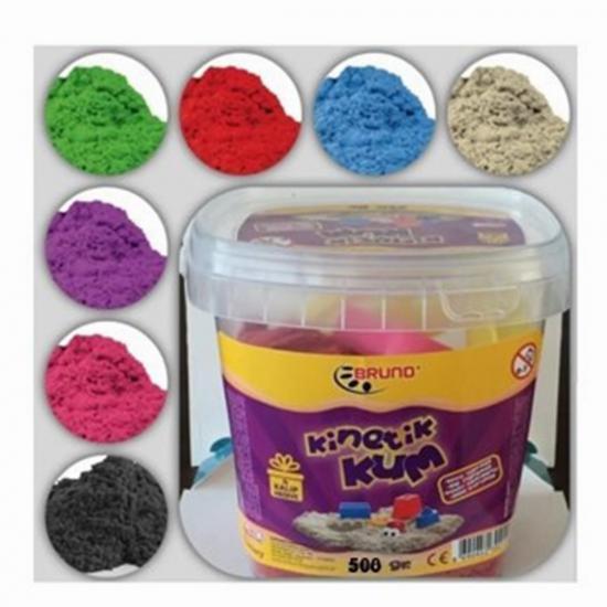  Renkli Kinetik Kum Bruno BRU500 500gr
