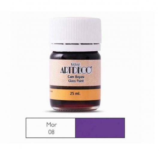 Artdeco Büst Cam Boyası 25ml Mor 08