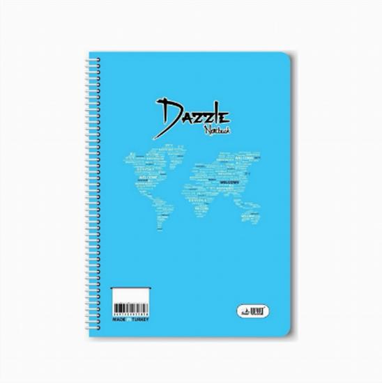 Spiralli Defter 96 Yp Umut Dazzle Çizgili A4