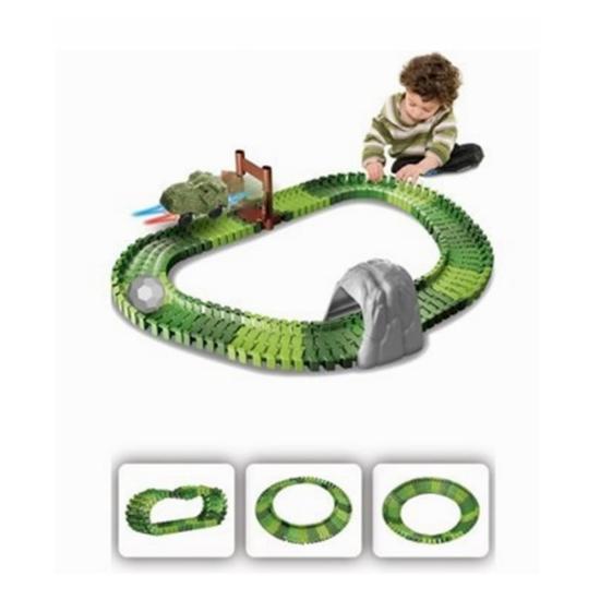 Dino Tracks Dinazor Yol Set 96pcs Kayyum 8040 