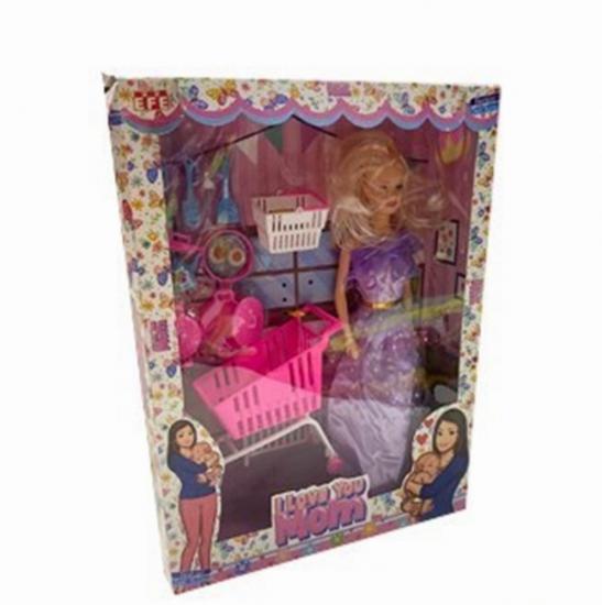 Mom Alışveriş Bebek Seti Market Arabalı Efe 874 