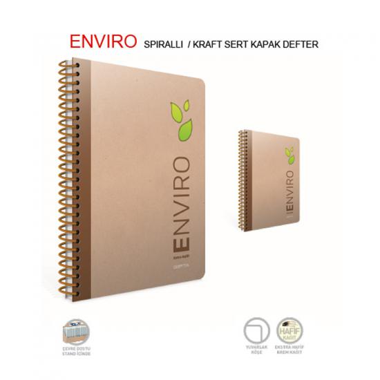 Enviro A4 Sp Kraft Sert Kp Defter 100 Yp Çizgili