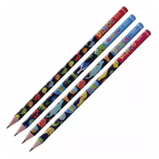 Fatih Dinoo & Croccos Kurşun Kalem 4 Adet