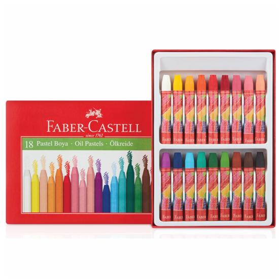 Faber Castell Pastel Boya Köşeli 18Li