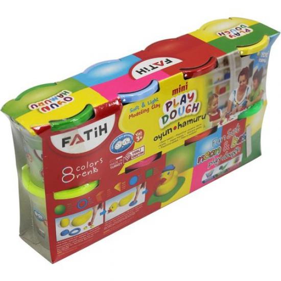 Fatih Mini Oyun Hamuru 8 Renk 400gr