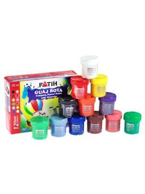 Fatih Guaj Boyası 12 Renk 12*25ml =300ml