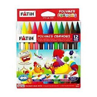 Fatih Üçgen Jumbo Mum Boya  12 Renk 